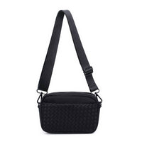 Sol And Selene - Women's Inspiration Woven Neoprene Crossbody Bag