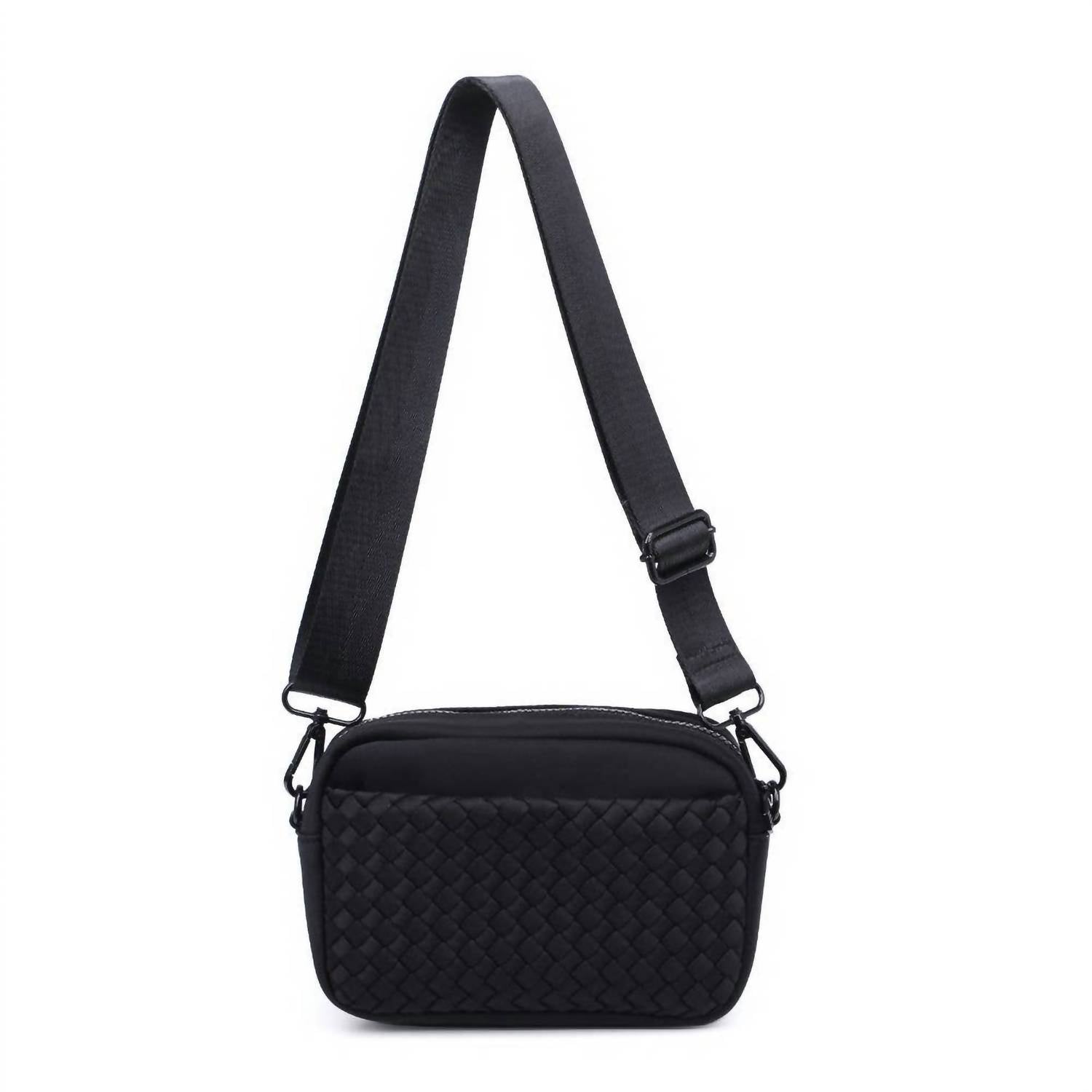 Sol And Selene - Women's Inspiration Woven Neoprene Crossbody Bag