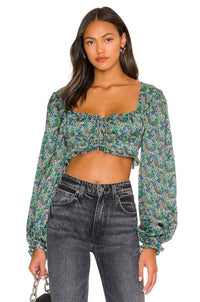 For Love & Lemons - ALISA CROP TOP