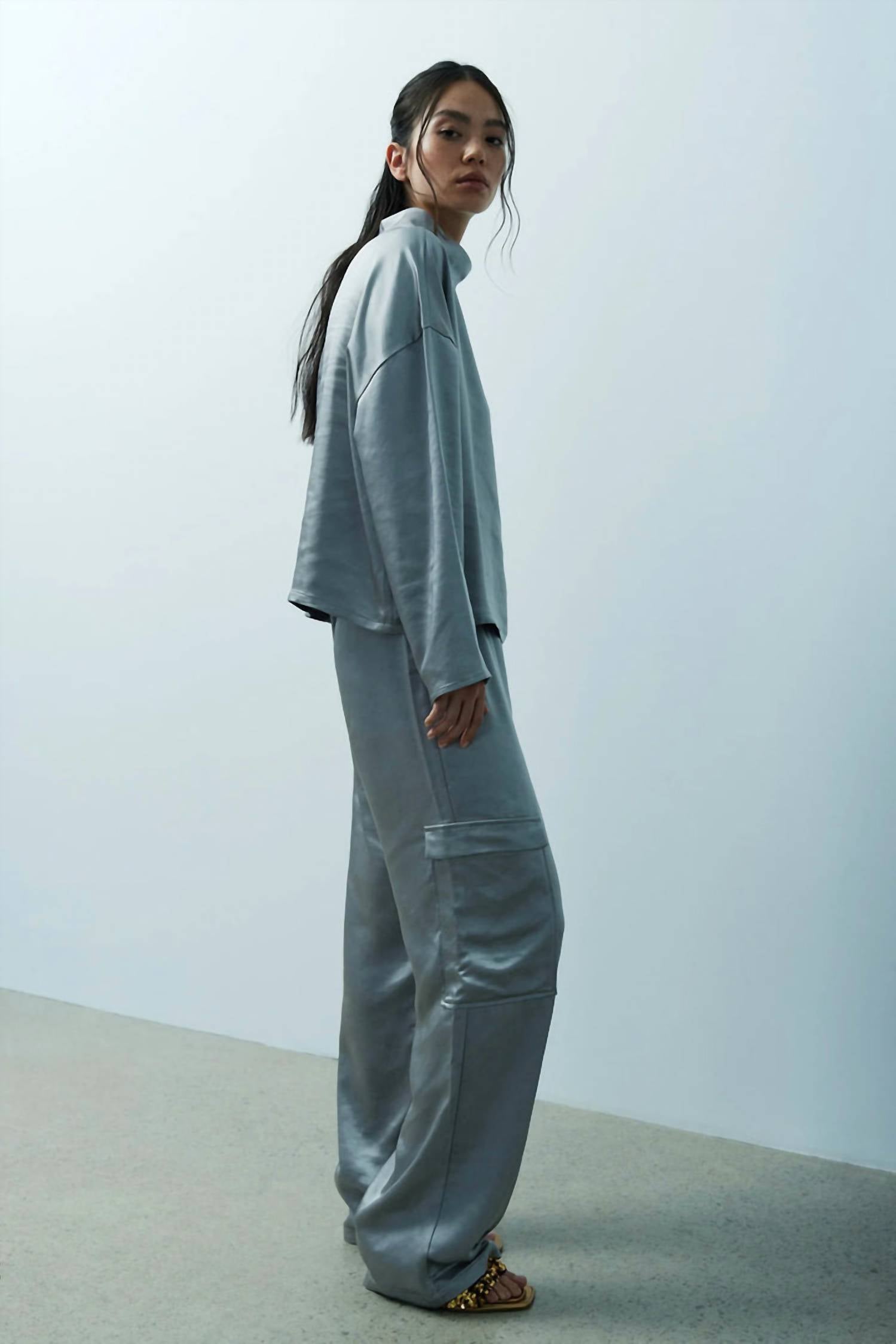 Melissa Nepton - Miranda Satin Cargo Pant