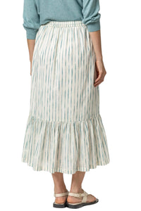 Lilla P - Printed Long Peplum Skirt