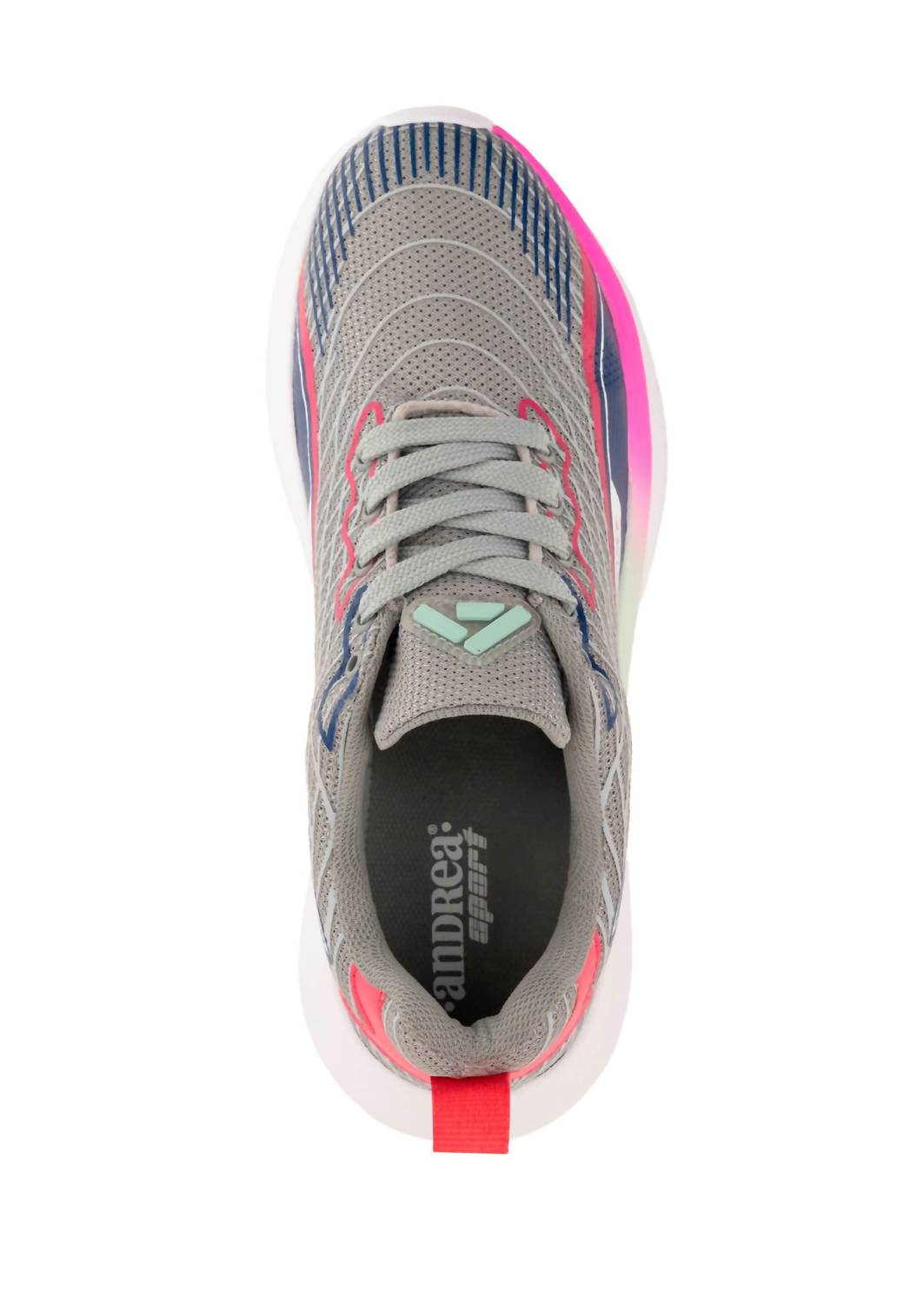 Andrea Women's Sport Sneakers in gray - women's shoe - alternate view