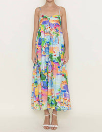 Fore Collection - Isla Print Tiered Dress