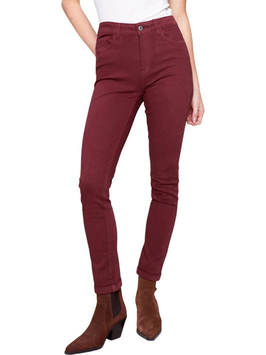 Charlie B - Cuffed Hem Twill Jeans