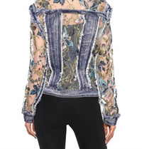 Adore - Denim Lace Jacket With Embroidery