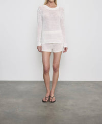 Enza Costa - LINEN OPEN KNIT SHORT