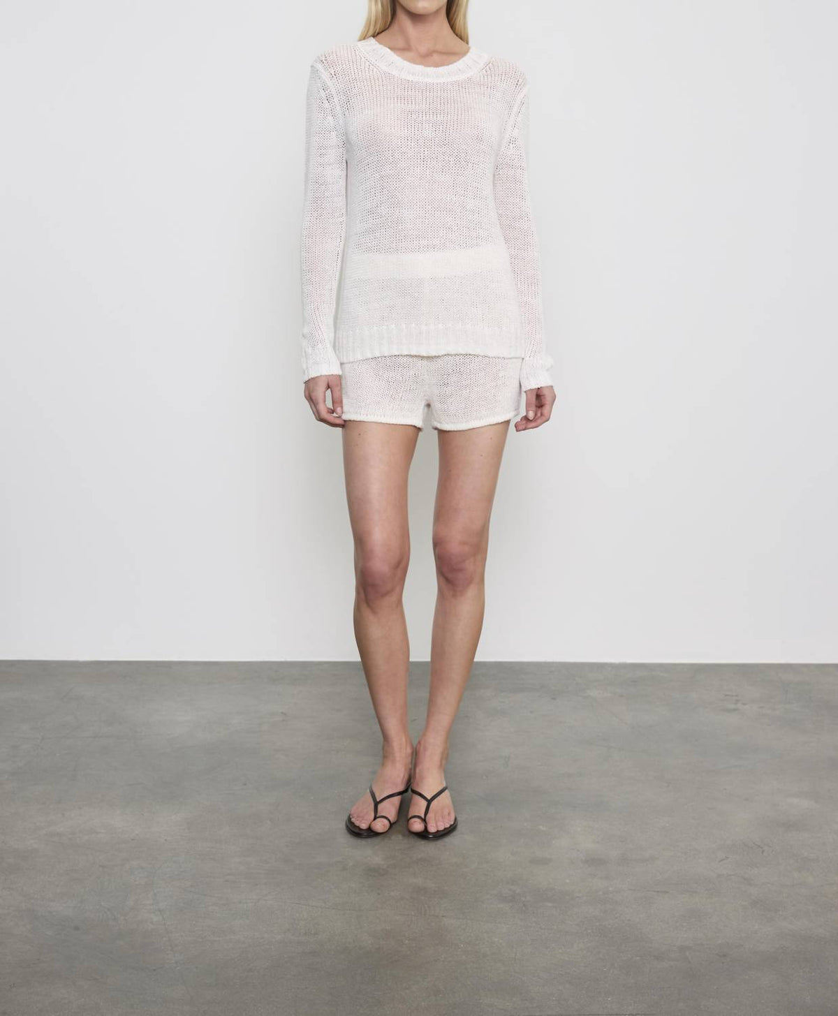 Enza Costa - LINEN OPEN KNIT SHORT