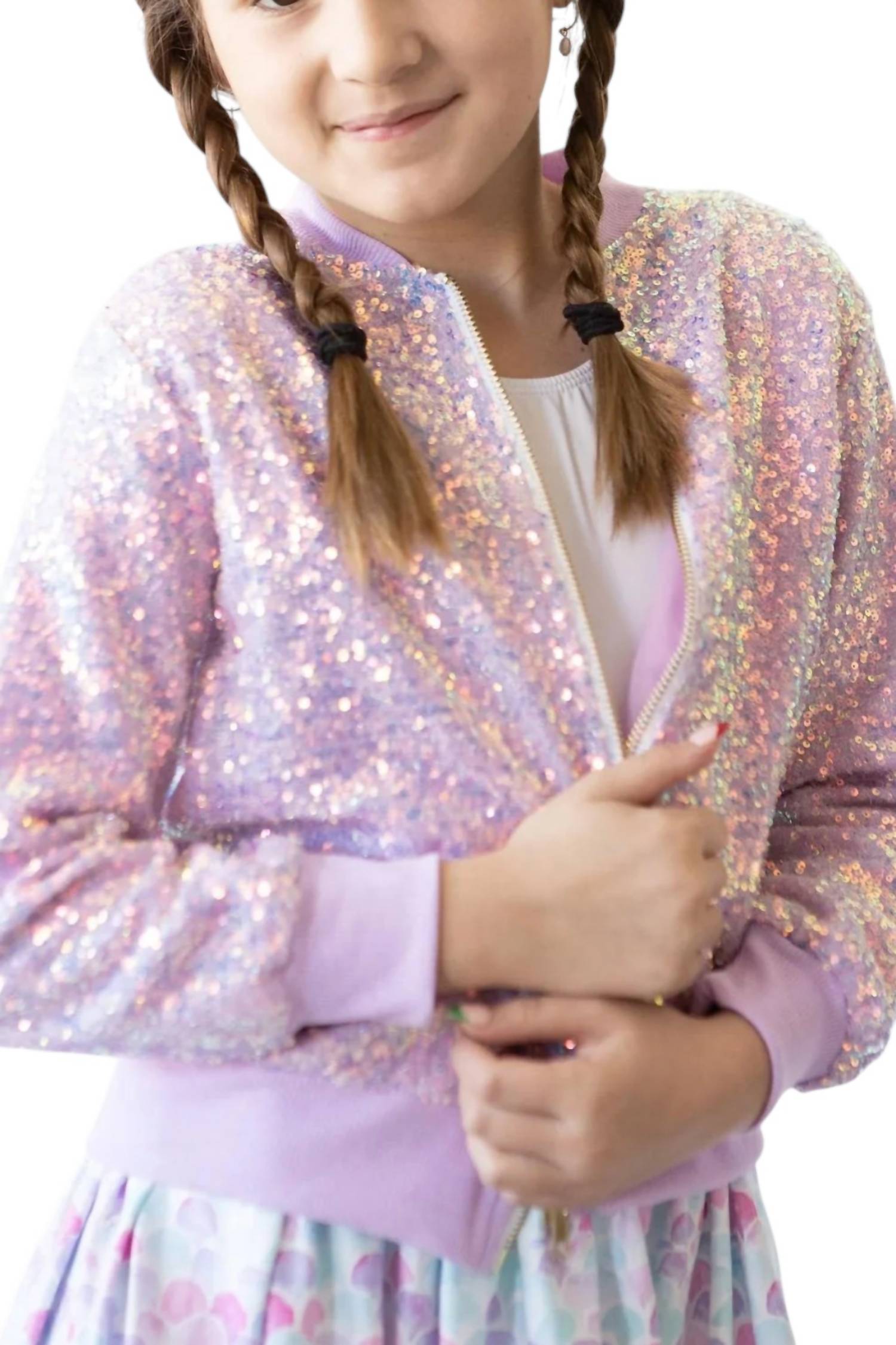 Mila & Rose - Girls Sparkle Sequin Jacket