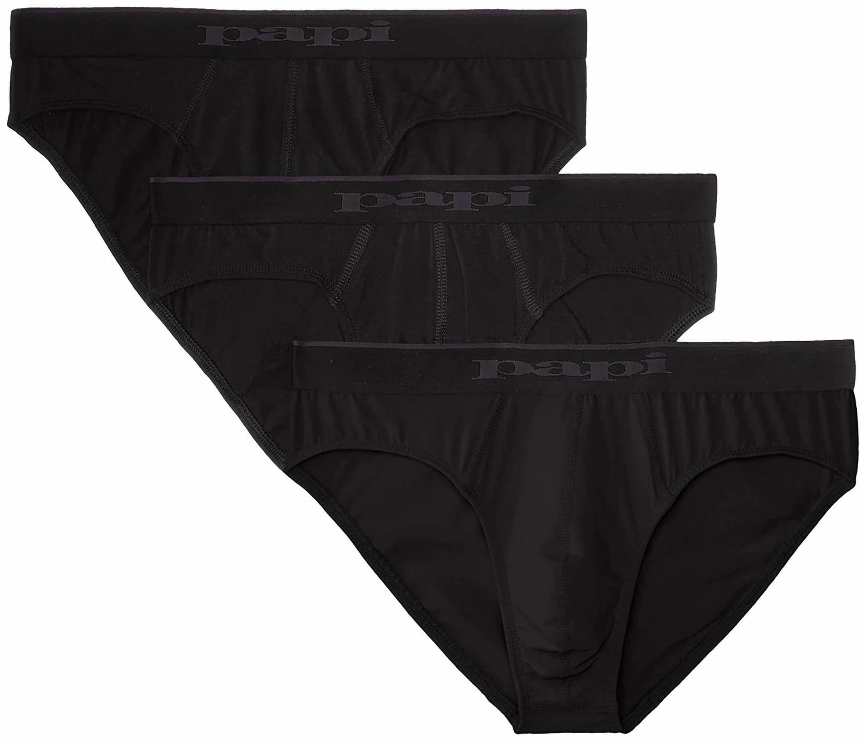 Papi - Men's Cotton Stretch Brief - 3-pack