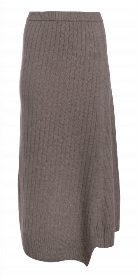 Naadam - LUXE CASHMINO RIBBED SKIRT