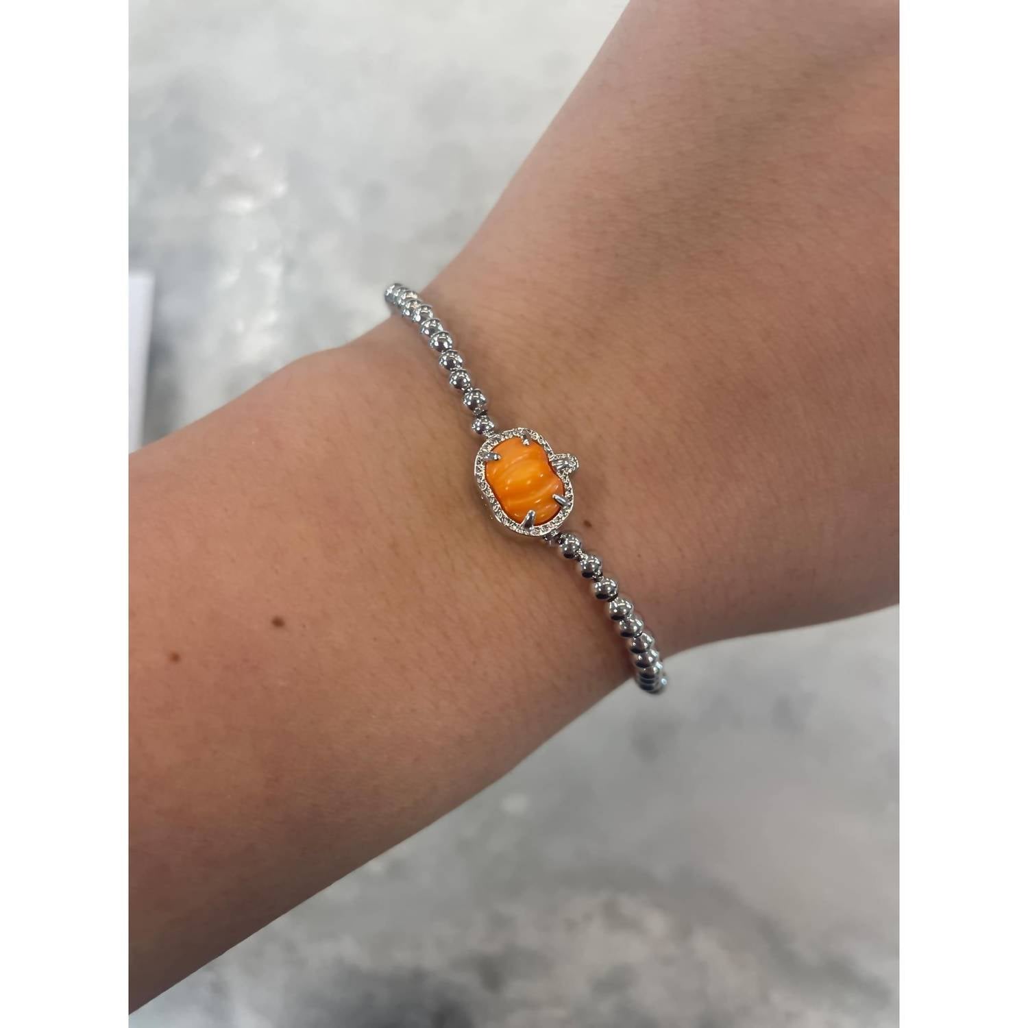 Kendra Scott - Women's Pumpkin Stretch Bracelet