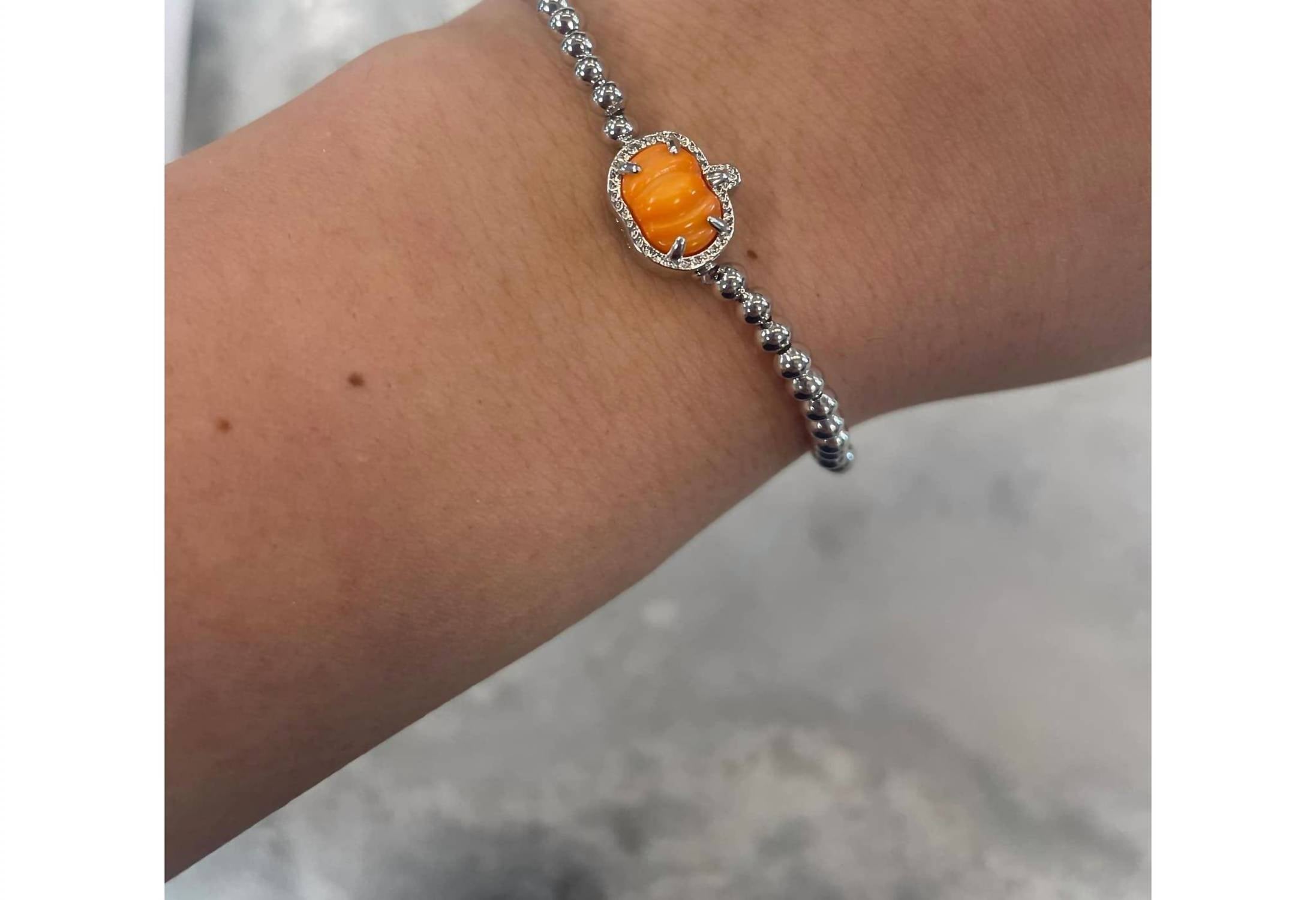 Kendra Scott - Women's Pumpkin Stretch Bracelet