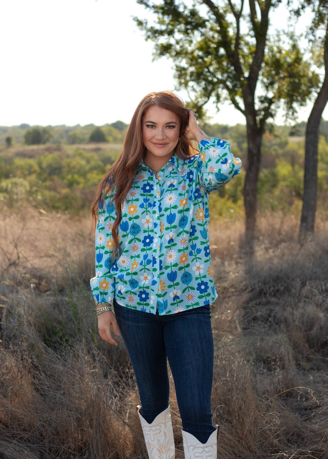 Layerz Clothing - Kate Floral Long Sleeve Top