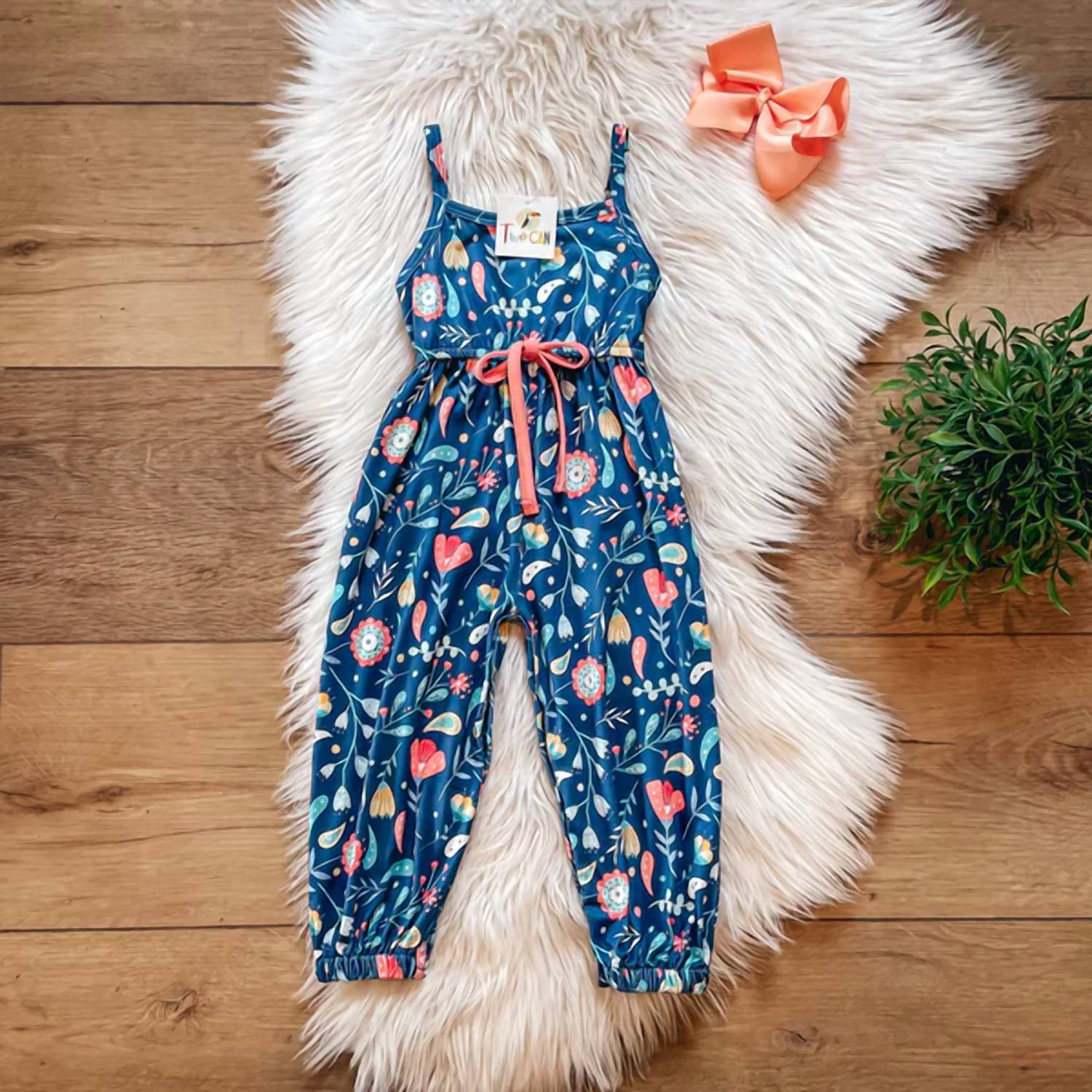 Twocan - Girls Boho Blooms Jumpsuit