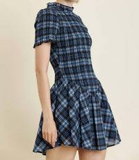 Aureum - Smocked Mini Dress