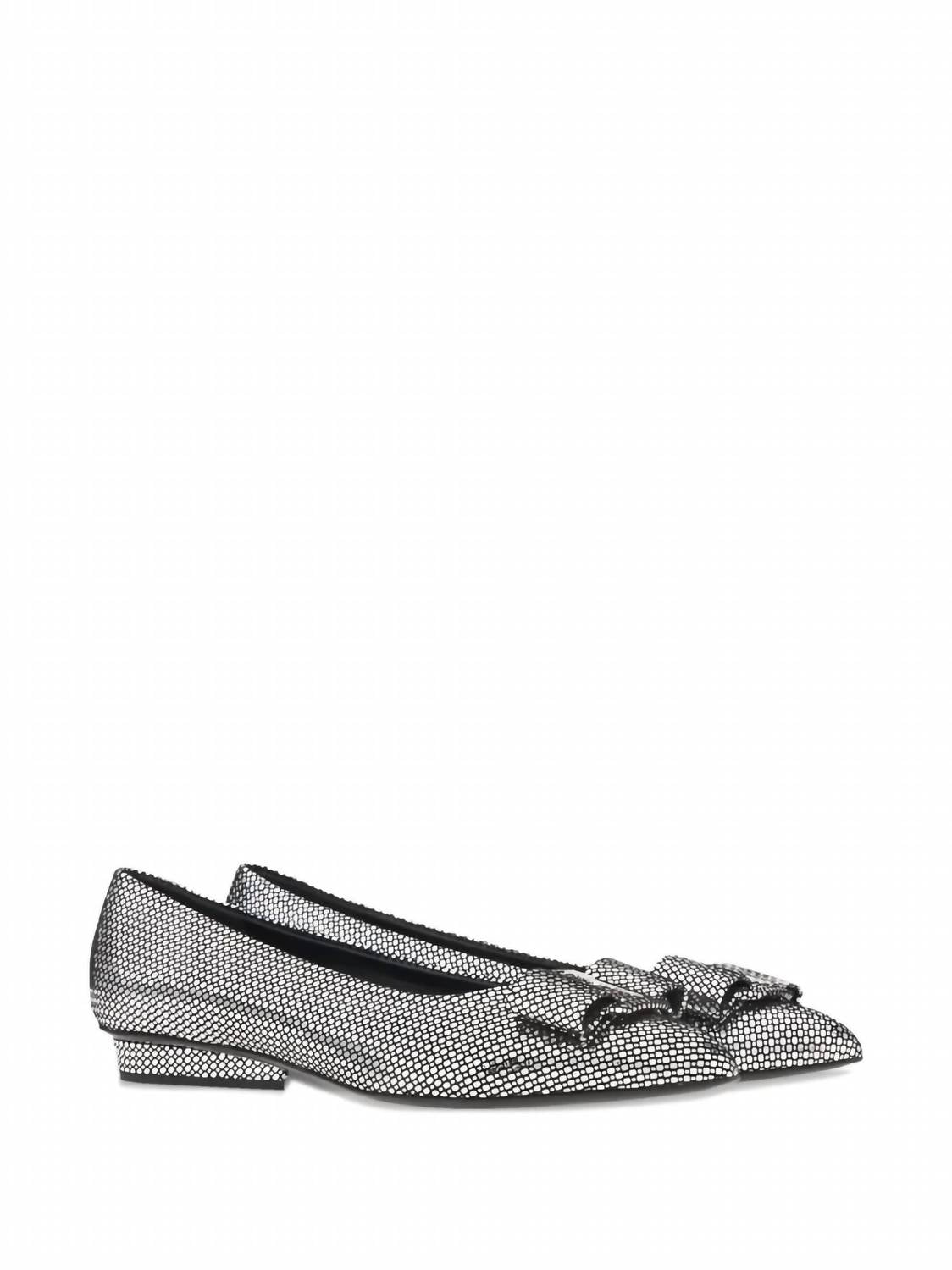 Salvatore Ferragamo Women's Bow Ballet Flats in black - women's flats - detail view