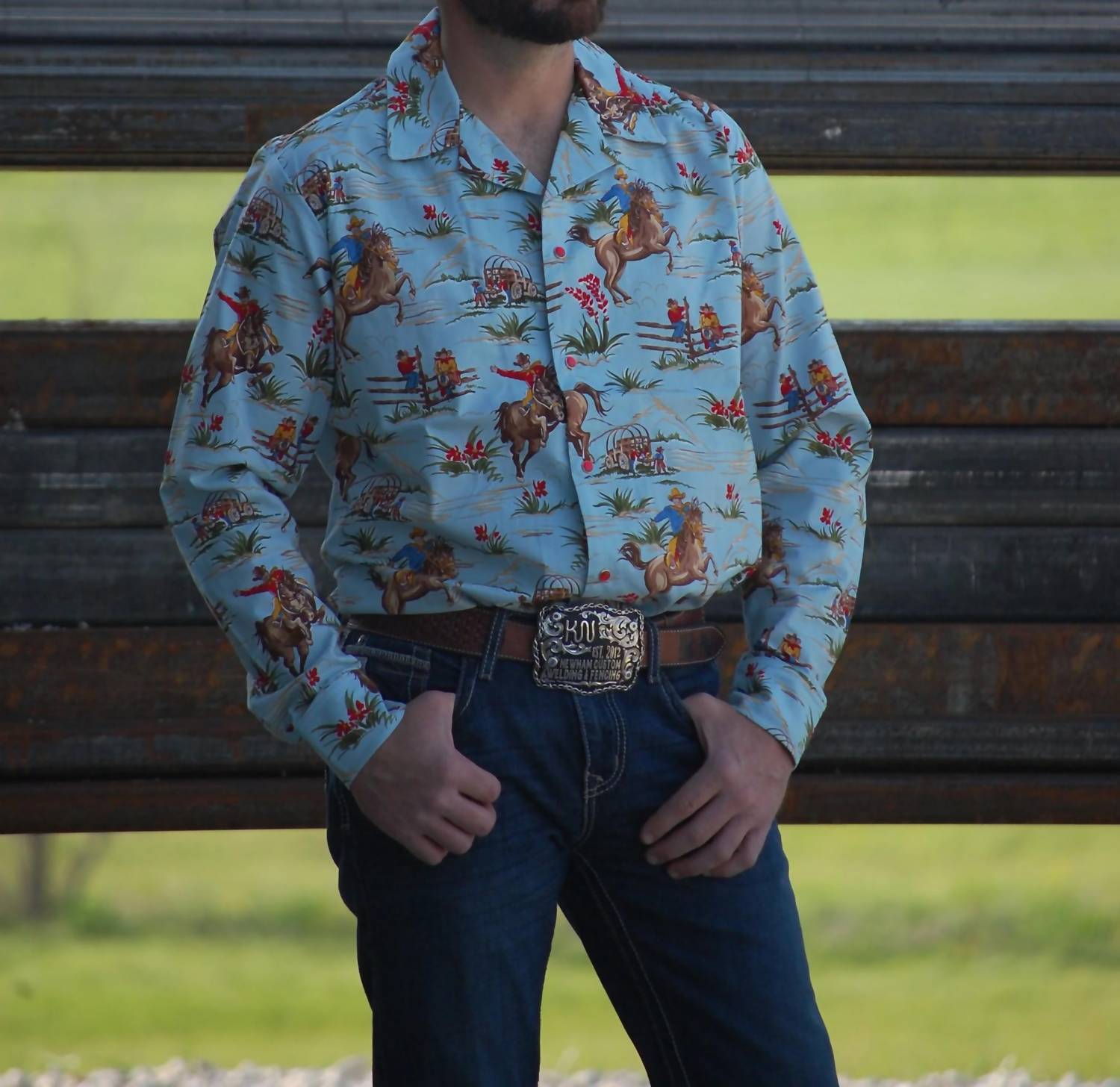 Aloha Rodeo - Cowpoke Long Sleeve Rodeo Shirt