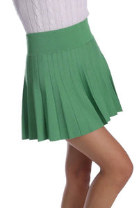 Minnie Rose - Viscose Pleated Tennis Skort