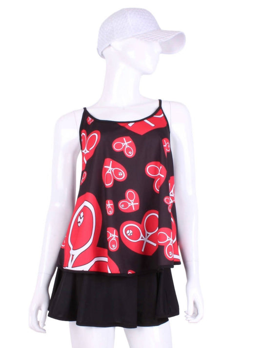 Love Love Tennis - Women's Limited Baggy Tennis Tank