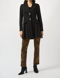 Joseph Ribkoff - Animal Print Straight Pants
