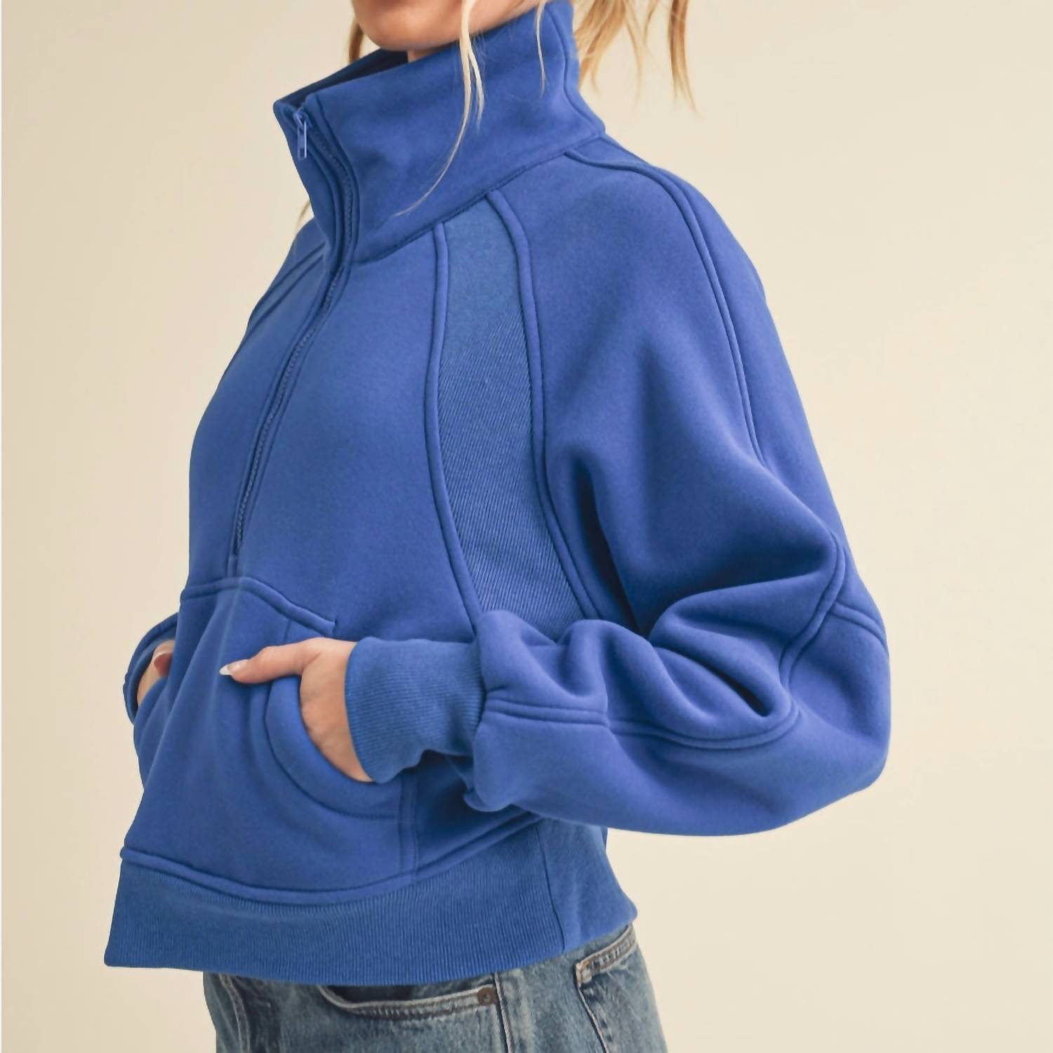 Aemi + Co - Dove Funnel Neck Sweater