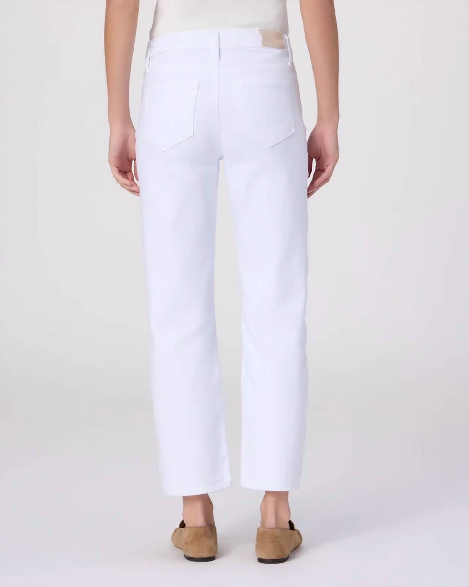 Paige - Mason Straight Leg Ankle Jeans