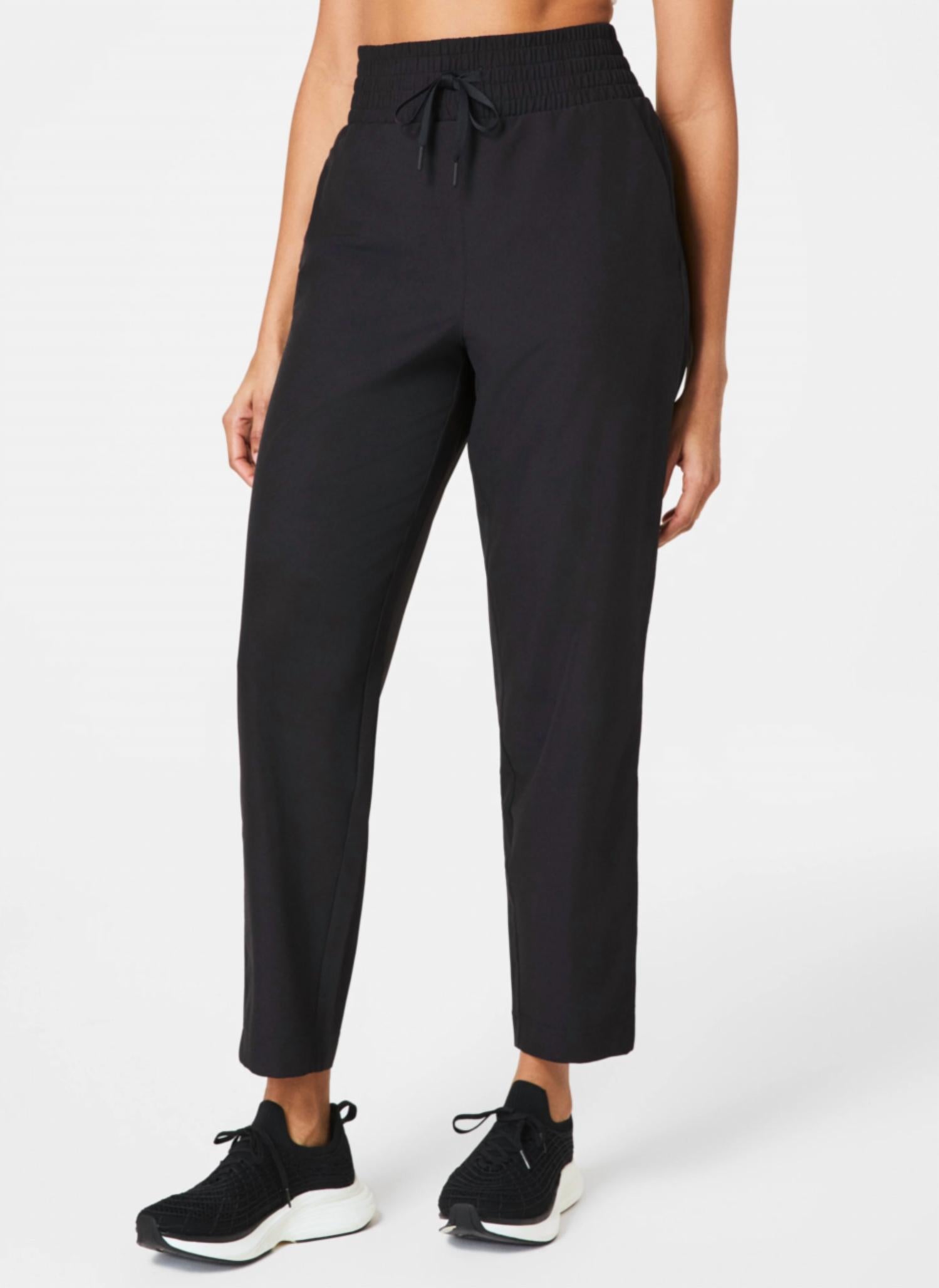 Spanx On The Move Slim Pants in black - women's pants