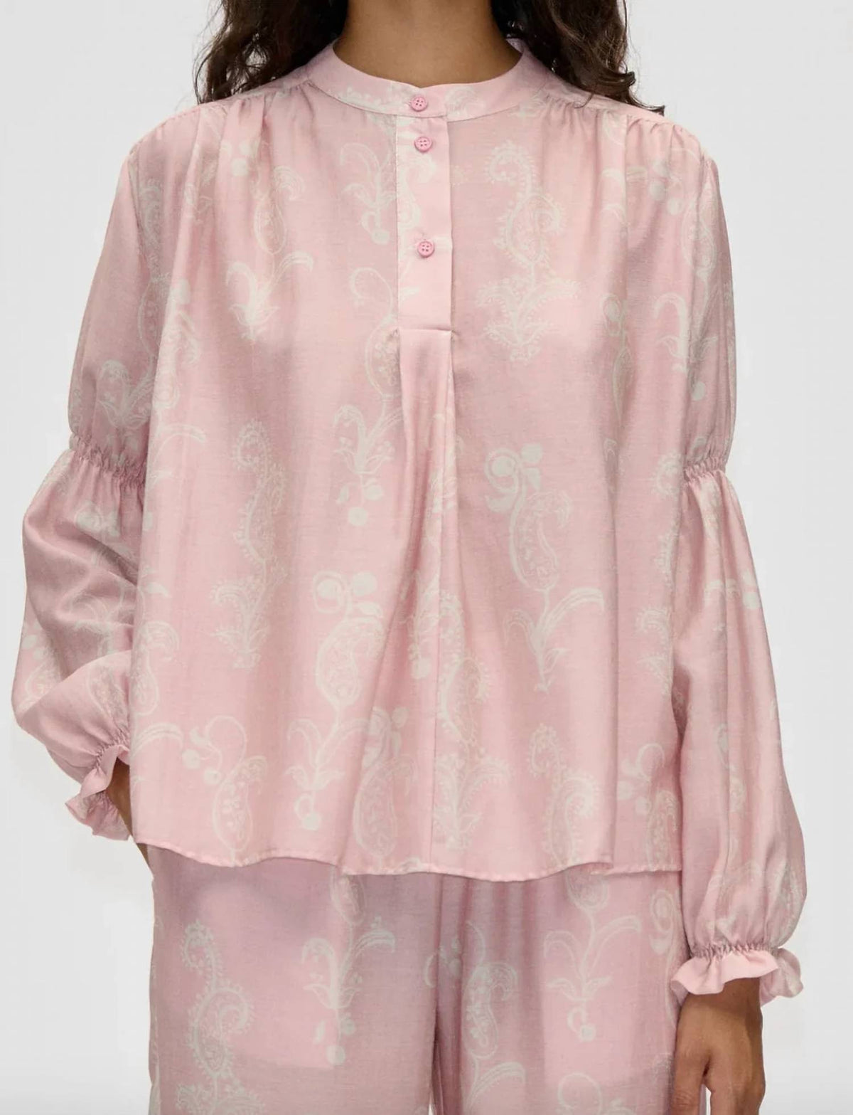 Stine Goya - Elasticated Long Sleeve Top