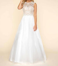 Mac Duggal - Lace and Tulle Ball Gown
