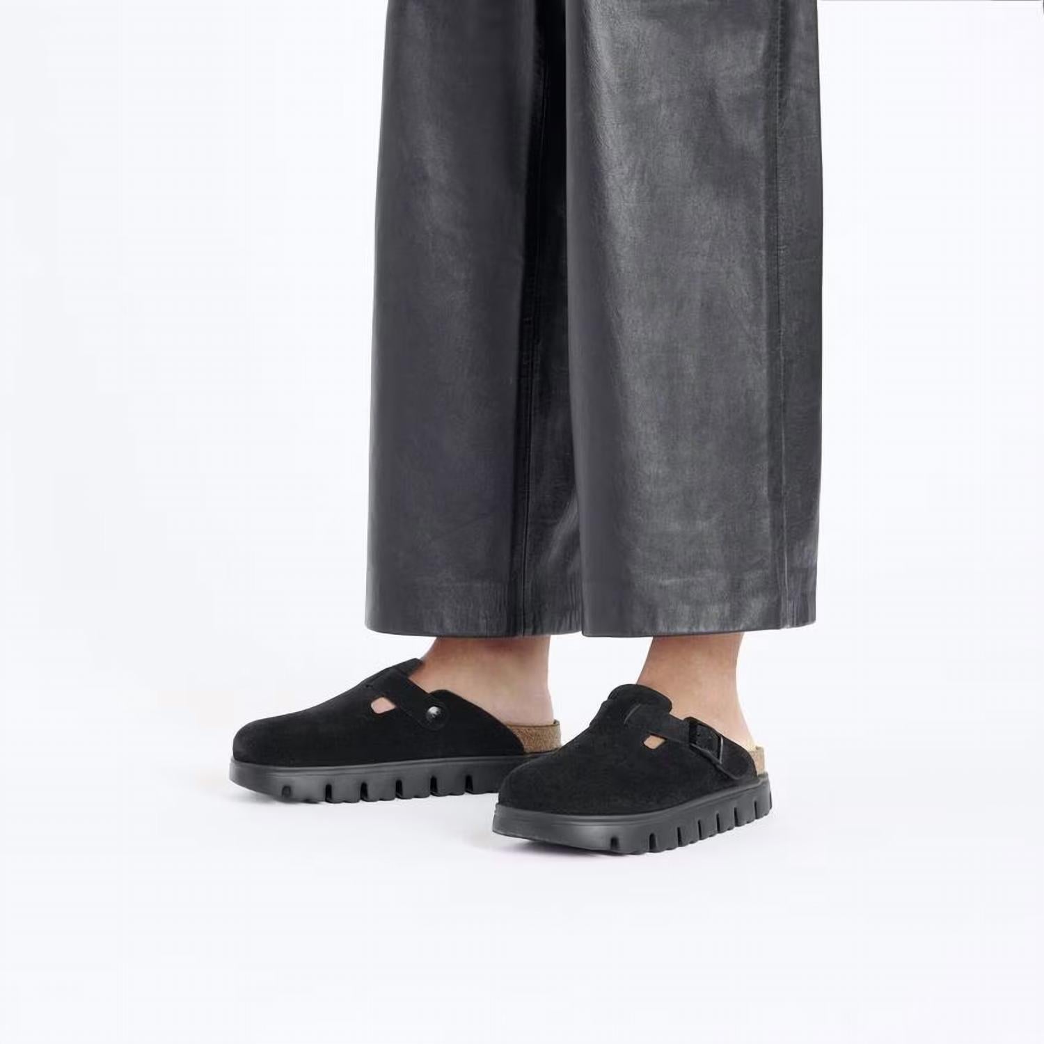 Birkenstock - Women's Boston Chunky Suede Leather Clog