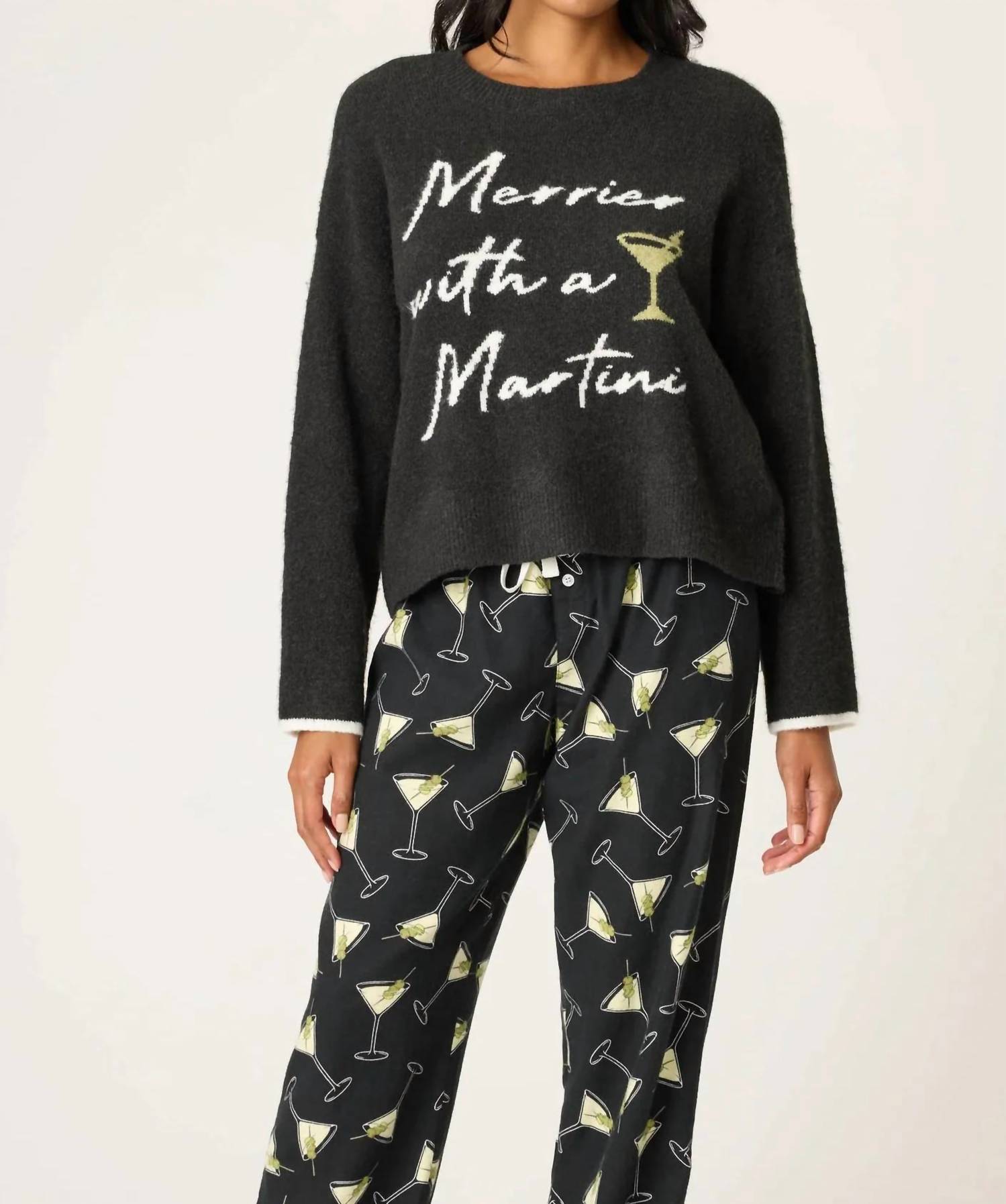 Pj Salvage - Merrier With A Martini Sweater
