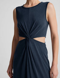 Beyond Yoga - Around The World Front Twist Midi Dress