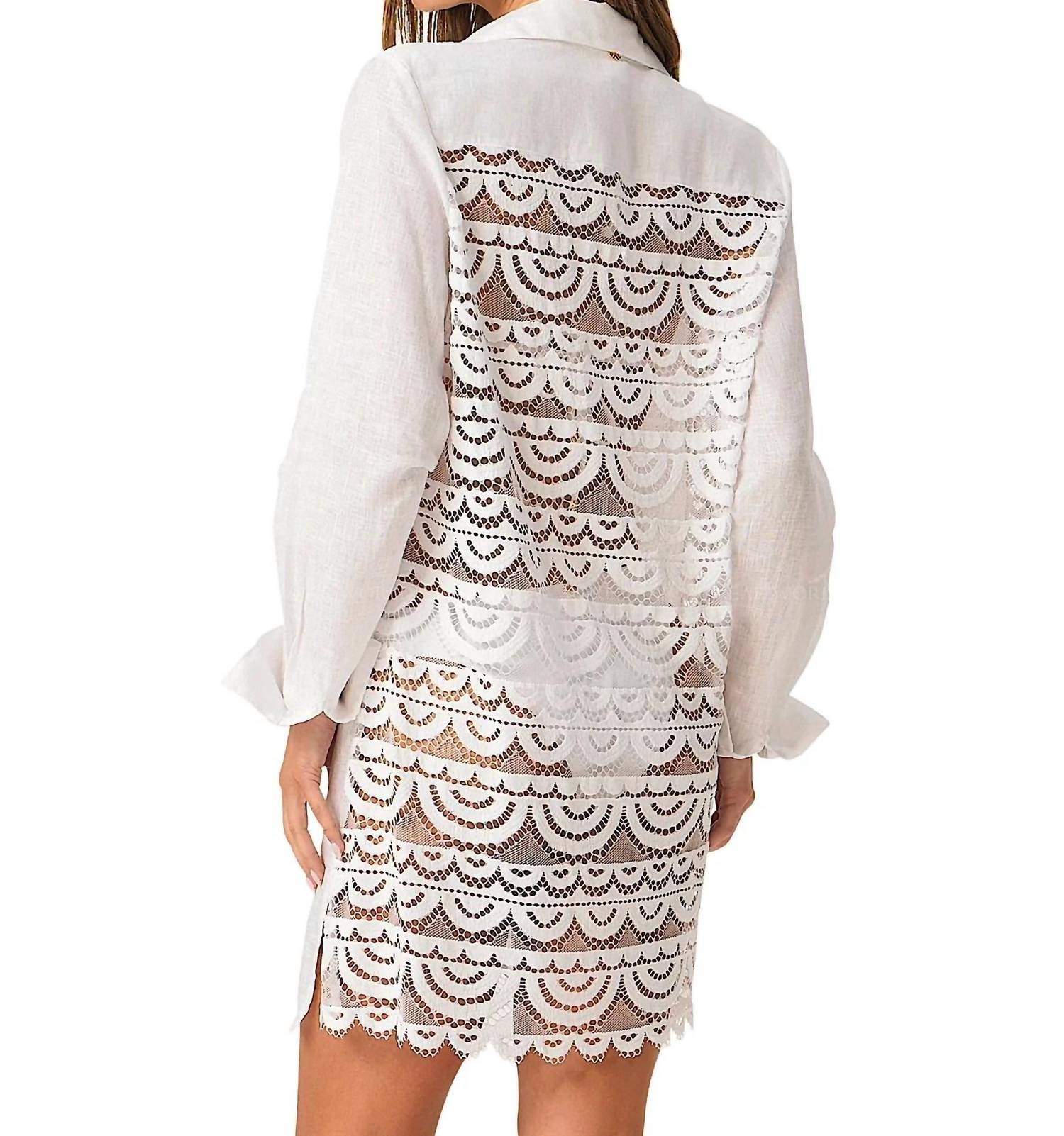 Pq Swim - Lace Millie Tie Cover‑up Tunic