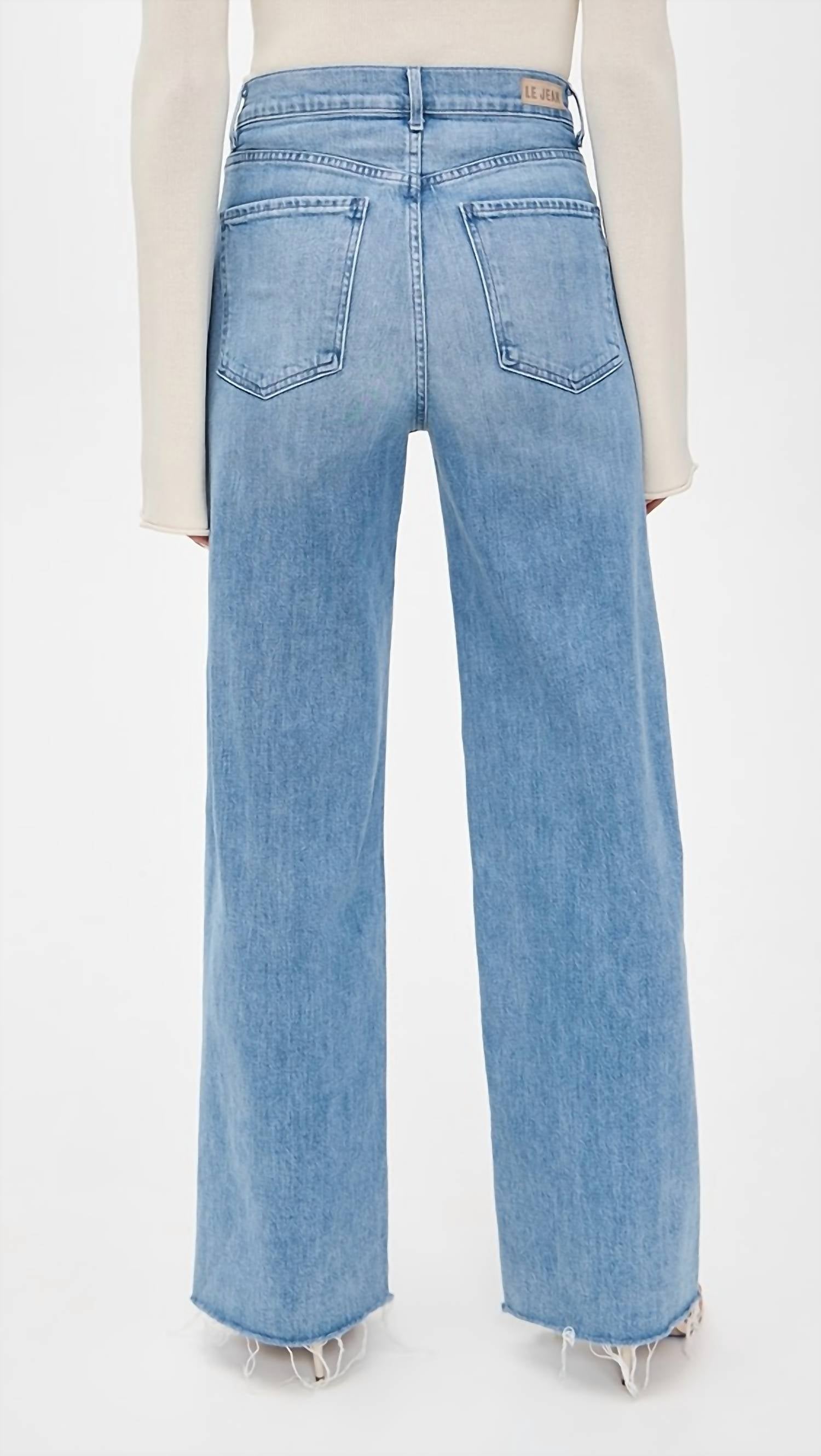 Le Jean - Column High-rise Wide-leg Jean
