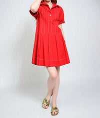 Ivy Jane - Pleated Shirt Dress