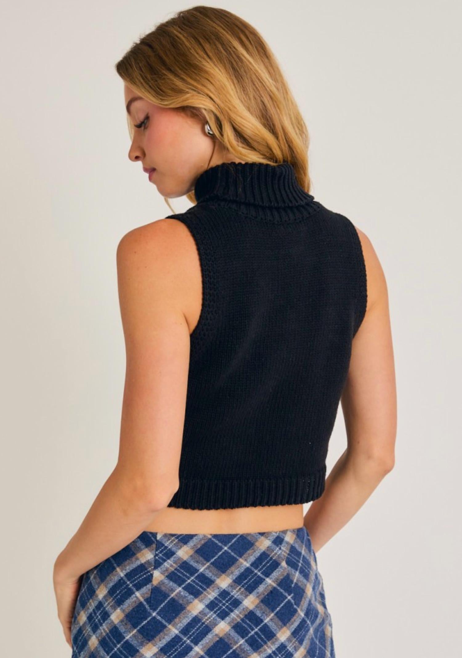 Le Lis - Let It Snow Crop Sweater