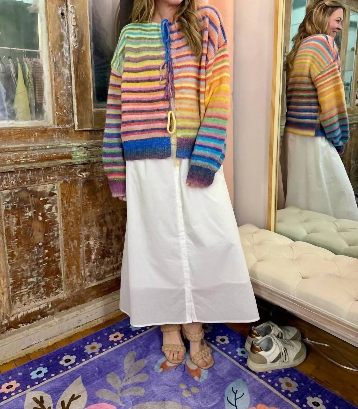 Wishlist - Simply Sweet Button-up Midi Dress