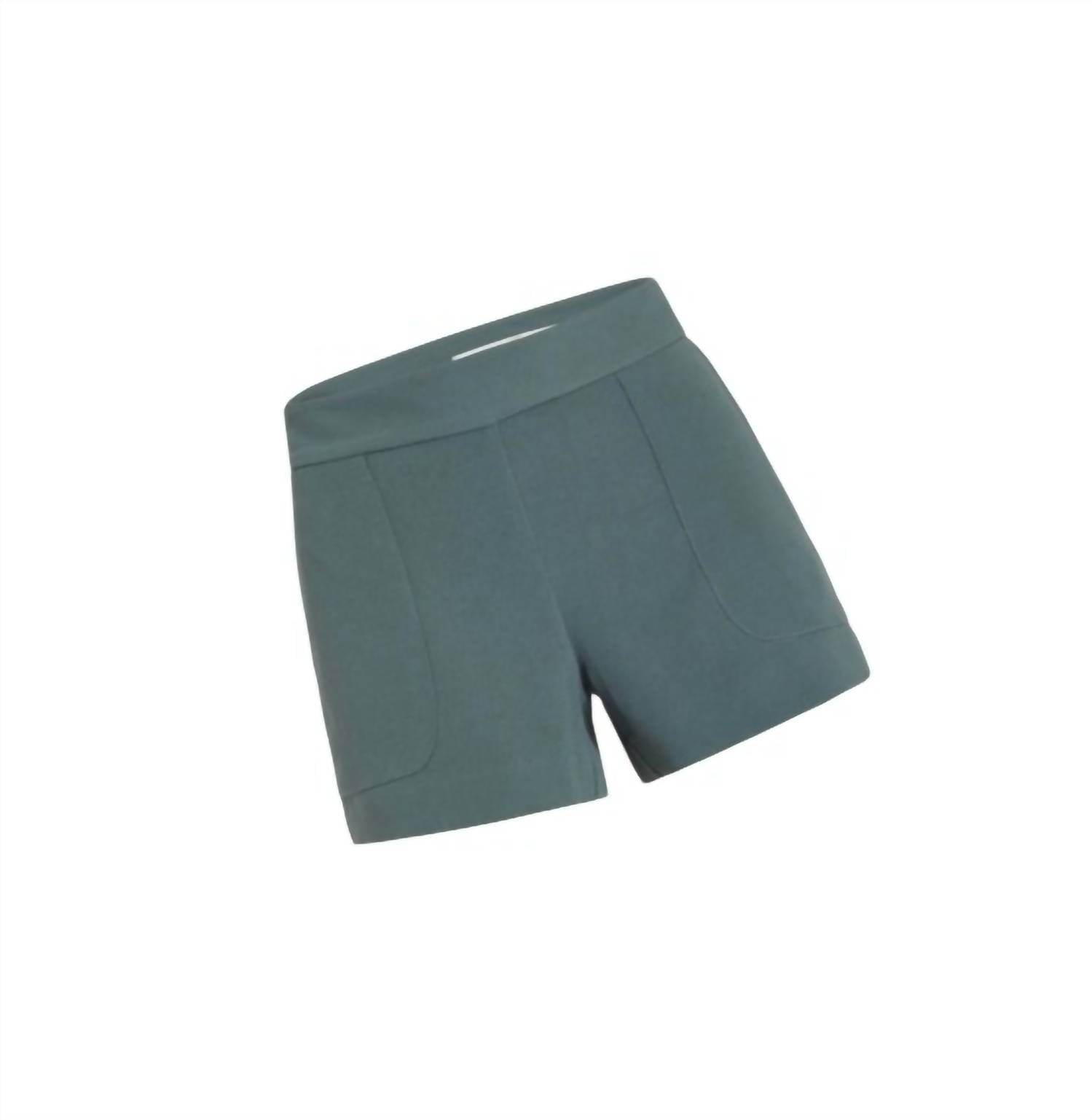 Marie Oliver Women's Mia Short in cypress 1 - women's shorts - detail view