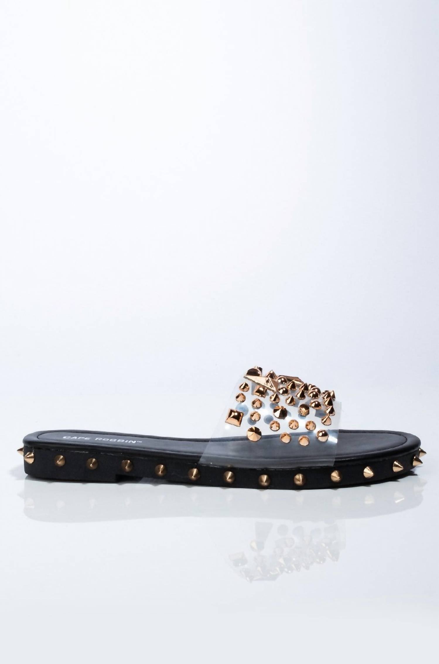 Cape Robbin - Women's Inclination Snake Mule Slide Embellished Sandals