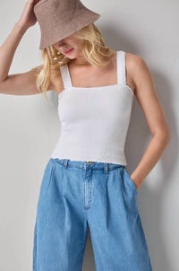 Lilla P - Organic Smocked Tank Top