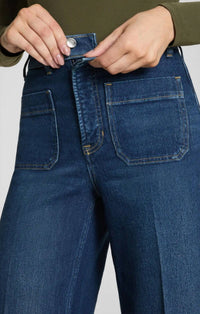 Spanx - Crop Wide Leg Jeans