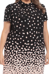 London Times - Polka Dot Tie Dress