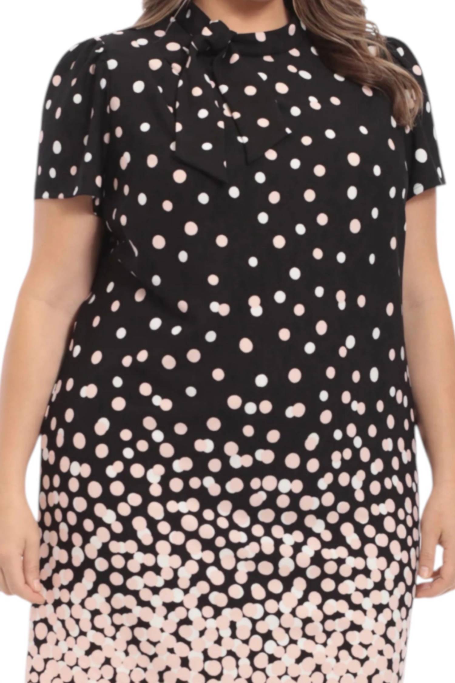 London Times - Polka Dot Tie Dress
