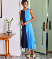 Karen Kane - Solene Sleeveless Colorblock Midi Dress
