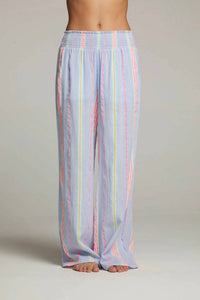 Chaser - Bari Stripe Flared Leg Trouser