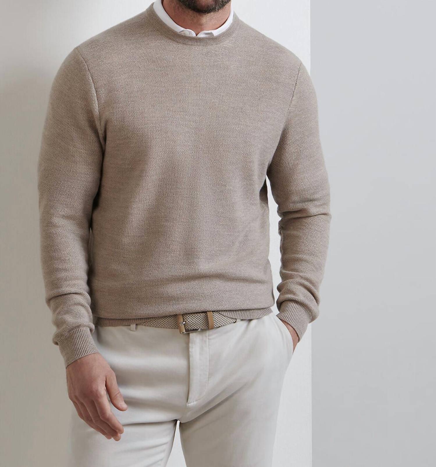 Peter Millar - Autumn Crest Honeycomb Crewneck Sweater