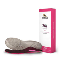Aetrex Women's Speed Orthotics Insole in pink grey - women's sneaker