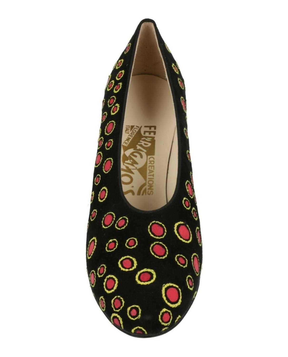 Salvatore Ferragamo Women's Sparta Pumps in black multi - women's heels - view 4