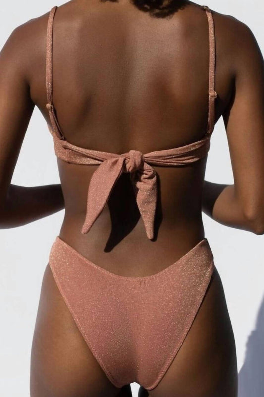 Montce - Tori Ties Bandeau Bikini Top