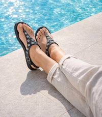 Seychelles - Women's Sunday Funday T-strap Studded Sandals